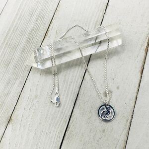 Chinese Zodiac Year of The Rat Pendant Necklace Sterling Silver